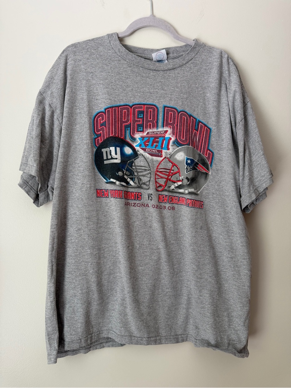 NFL Super Bowl Graphic Tee - Gray XL